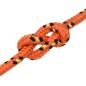 vidaXL Cuerda de barco polipropileno naranja 12 mm 100 m