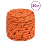 vidaXL Cuerda de barco polipropileno naranja 16 mm 50 m vidaXL Cuerda de barco polipropileno naranja 16 mm 50 m
