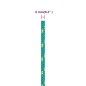 vidaXL Cuerda de barco polipropileno verde 6 mm 50 m vidaXL Cuerda de barco polipropileno verde 6 mm 50 m
