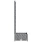 vidaXL Jardinera con enrejado PP gris claro 40x40x121,5 cm vidaXL Jardinera con enrejado PP gris claro 40x40x121,5 cm