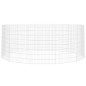 vidaXL Jaula para conejos 12 paneles hierro galvanizado 54x80 cm vidaXL Jaula para conejos 12 paneles hierro galvanizado 54x80 cm