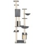 vidaXL Rascador para gatos con postes de sisal gris oscuro 191 cm vidaXL Rascador para gatos con postes de sisal gris oscuro 191 cm