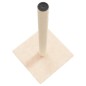 vidaXL Poste rascador para gatos crema 35x35x70 cm vidaXL Poste rascador para gatos crema 35x35x70 cm