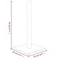 vidaXL Poste rascador para gatos crema 35x35x70 cm vidaXL Poste rascador para gatos crema 35x35x70 cm