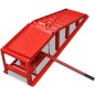 vidaXL Rampas de reparación de coches 2 uds acero rojo vidaXL Rampas de reparación de coches 2 uds acero rojo