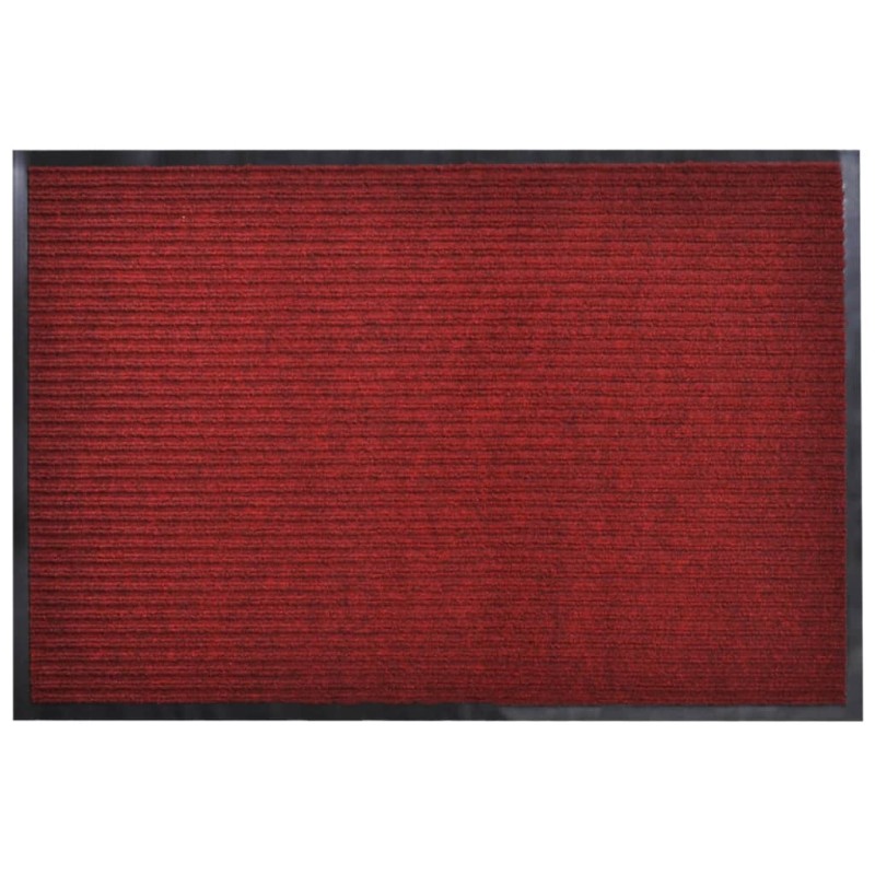 Alfombra de entrada de PVC roja, 120 x 180 cm Alfombra de entrada de PVC roja, 120 x 180 cm