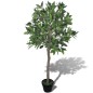 Árbol de laurel artificial con maceta, 120 cm de alto
