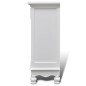 vidaXL Armario con 2 puertas y 1 cajón madera blanco vidaXL Armario con 2 puertas y 1 cajón madera blanco