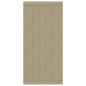 vidaXL Aparador madera contrachapada blanco y roble Sonoma 88x30x65 cm vidaXL Aparador madera contrachapada blanco y roble Sonoma 88x30x65 cm