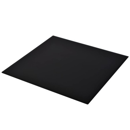vidaXL Tablero mesa de cristal templado cuadrado 700x700 mm