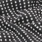 vidaXL Manta a cuadros de algodón negro 125x150 cm vidaXL Manta a cuadros de algodón negro 125x150 cm