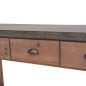 vidaXL Mesa consola de madera de abeto maciza 122x35x80 cm vidaXL Mesa consola de madera de abeto maciza 122x35x80 cm