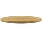 vidaXL Superficie de mesa redonda madera maciza de roble 44 mm 400 mm vidaXL Superficie de mesa redonda madera maciza de roble 44 mm 400 mm