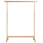 vidaXL Perchero de ropa de madera de roble maciza 125x150 cm vidaXL Perchero de ropa de madera de roble maciza 125x150 cm