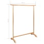 vidaXL Perchero de ropa de madera de roble maciza 125x150 cm vidaXL Perchero de ropa de madera de roble maciza 125x150 cm