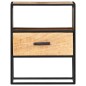 vidaXL Mesita de noche de madera maciza de mango 40x30x50 cm vidaXL Mesita de noche de madera maciza de mango 40x30x50 cm