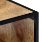 vidaXL Mesita de noche de madera maciza de mango 40x30x50 cm vidaXL Mesita de noche de madera maciza de mango 40x30x50 cm