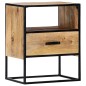 vidaXL Mesita de noche de madera maciza de mango 40x30x50 cm vidaXL Mesita de noche de madera maciza de mango 40x30x50 cm
