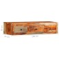 vidaXL Mesa consola de pared madera maciza de Sheesham 100x25x20 cm vidaXL Mesa consola de pared madera maciza de Sheesham 100x25x20 cm
