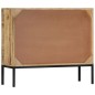 vidaXL Aparador de madera de mango maciza 88x30x71 cm