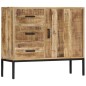 vidaXL Aparador de madera de mango maciza 88x30x71 cm