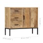 vidaXL Aparador de madera de mango maciza 88x30x71 cm