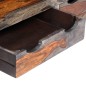 vidaXL Mesa de centro madera maciza de sheesham gris 100x50x40 cm vidaXL Mesa de centro madera maciza de sheesham gris 100x50x40 cm