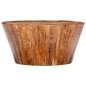 vidaXL Mesa de centro de madera maciza de mango en bruto 65x65x33 cm