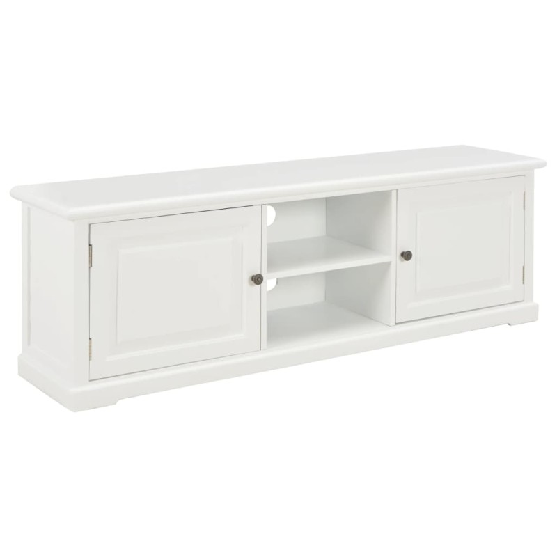 vidaXL Mueble para TV de madera blanco 120x30x40 cm vidaXL Mueble para TV de madera blanco 120x30x40 cm