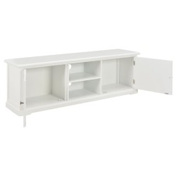 vidaXL Mueble para TV de madera blanco 120x30x40 cm