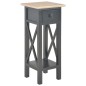 vidaXL Mesa auxiliar de madera negro 27x27x65,5 cm vidaXL Mesa auxiliar de madera negro 27x27x65,5 cm