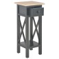 vidaXL Mesa auxiliar de madera negro 27x27x65,5 cm vidaXL Mesa auxiliar de madera negro 27x27x65,5 cm