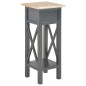 vidaXL Mesa auxiliar de madera negro 27x27x65,5 cm vidaXL Mesa auxiliar de madera negro 27x27x65,5 cm