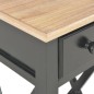 vidaXL Mesa auxiliar de madera negro 27x27x65,5 cm vidaXL Mesa auxiliar de madera negro 27x27x65,5 cm