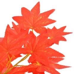 vidaXL Planta artificial árbol de arce con macetero rojo 120 cm 