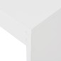 vidaXL Mesa alta de cocina con estantería blanco 110x50x103 cm vidaXL Mesa alta de cocina con estantería blanco 110x50x103 cm