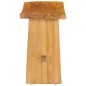 vidaXL Taburete de madera maciza de teca vidaXL Taburete de madera maciza de teca