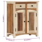 vidaXL Aparador de madera maciza reciclada 60x30x75 cm vidaXL Aparador de madera maciza reciclada 60x30x75 cm