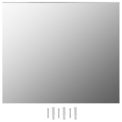 vidaXL Espejo sin marco vidrio 80x60 cm