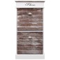 vidaXL Mueble zapatero de madera de Paulownia marrón 50x28x98 cm vidaXL Mueble zapatero de madera de Paulownia marrón 50x28x98 cm