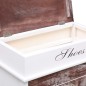 vidaXL Mueble zapatero de madera de Paulownia marrón 50x28x98 cm vidaXL Mueble zapatero de madera de Paulownia marrón 50x28x98 cm