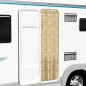 vidaXL Cortina mosquitera de chenilla beige 56x185 cm vidaXL Cortina mosquitera de chenilla beige 56x185 cm