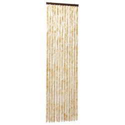 vidaXL Cortina mosquitera de chenilla beige 56x185 cm 