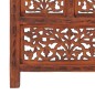 vidaXL Biombo 4 paneles tallado a mano madera mango marrón 160x165 cm vidaXL Biombo 4 paneles tallado a mano madera mango marrón 160x165 cm