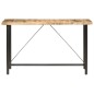 vidaXL Mesa de bar madera maciza de mango rugosa 180x70x107 cm