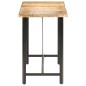 vidaXL Mesa de bar madera maciza de mango rugosa 180x70x107 cm