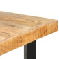 vidaXL Mesa de bar madera maciza de mango rugosa 180x70x107 cm