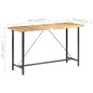 vidaXL Mesa de bar madera maciza de mango rugosa 180x70x107 cm