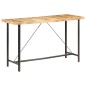 vidaXL Mesa de bar madera maciza de mango rugosa 180x70x107 cm