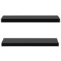 vidaXL Estantes flotantes de pared 2 unidades negro 80x20x3,8 cm vidaXL Estantes flotantes de pared 2 unidades negro 80x20x3,8 cm